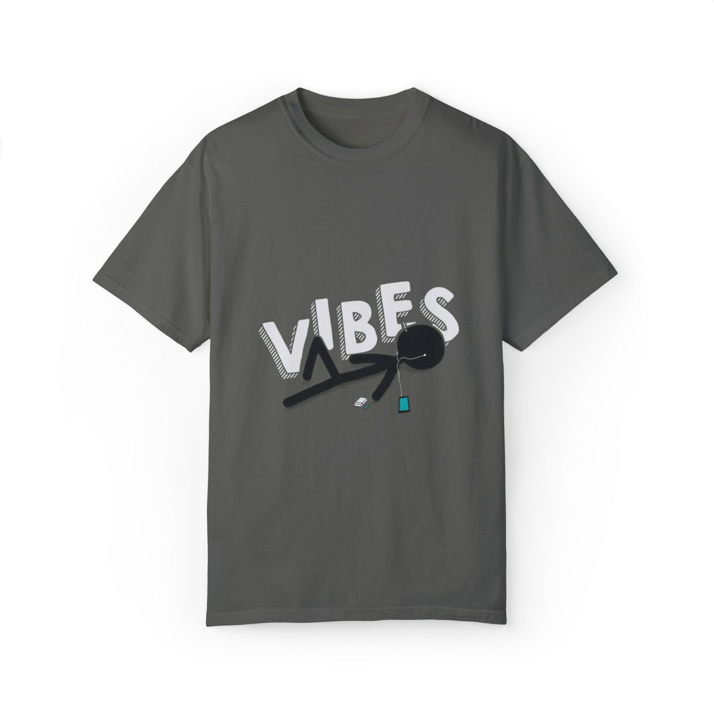 VIBES Graphic Unisex T-Shirt – Trendy Casual Wear-Pepper Color