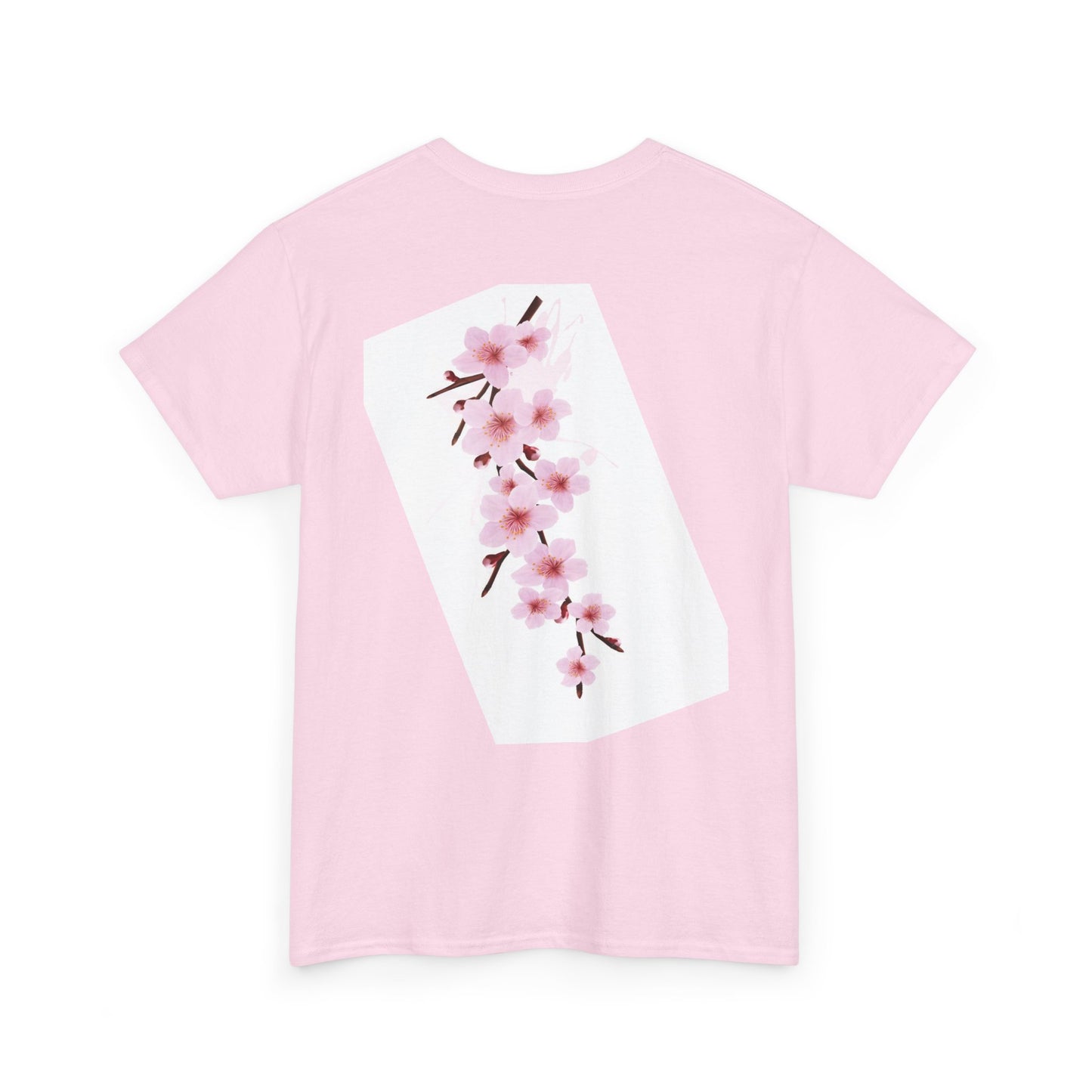 "Romantic Cherry Blossom T-Shirt for Couples – Pink & White Spring Love